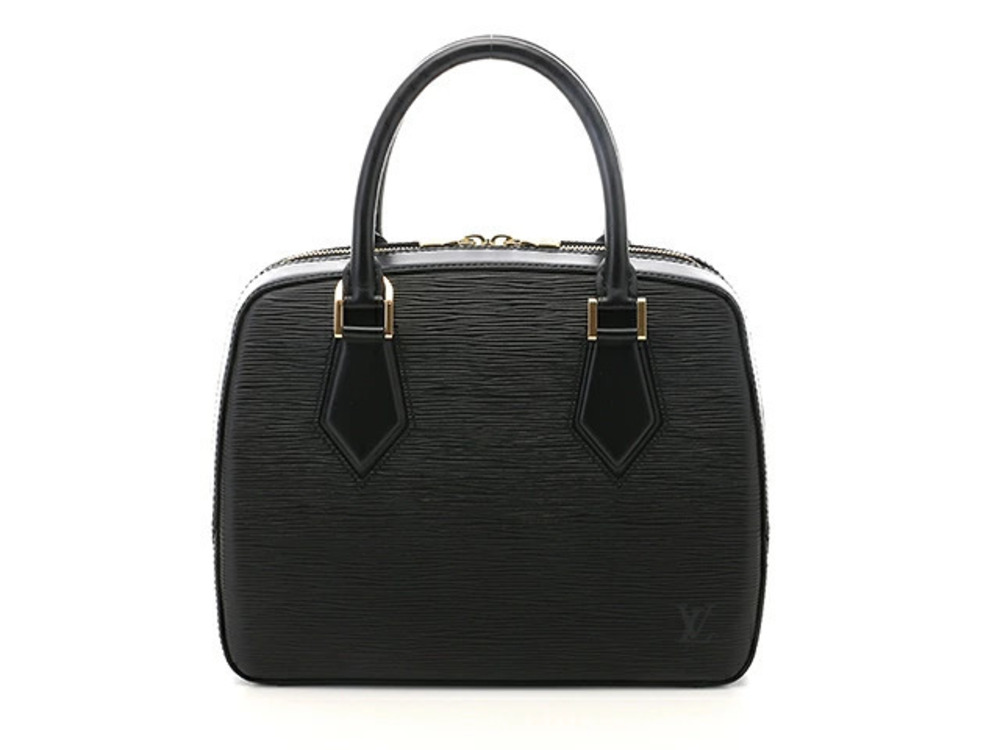 LOUIS VUITTON Handbag Sablon Epi Black
